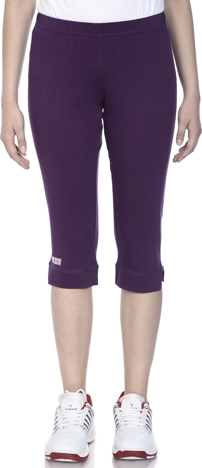 ocean race Fashion Women Purple Capri-picture-14