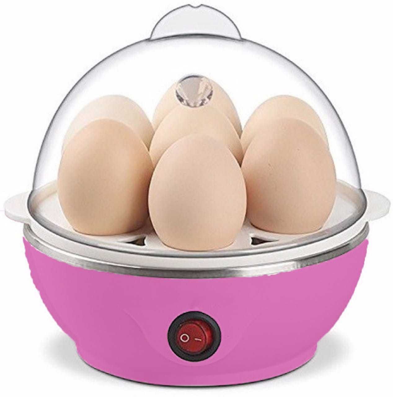 Electric Egg Cooker Kitchen Hen 7 Egg Cooker Boiler Steamer Home Machine Egg Boiler With Egg Tray (Multicolor Egg Cooker-image-44