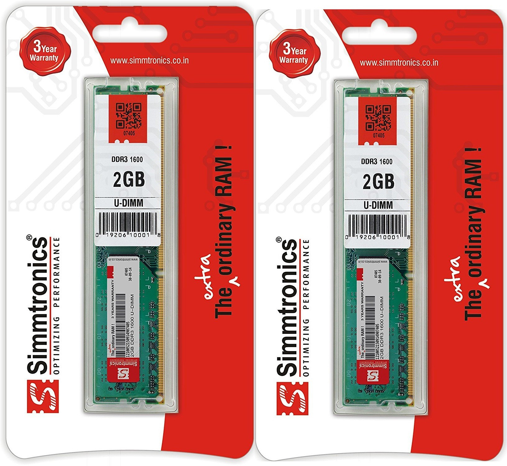 simtronics Simmtronics 2GB DDR3 1600 Desktop DDR3 2 GB (Dual Channel) PC (Simmtronics 2GB DDR3 1600 Desktop) image 1