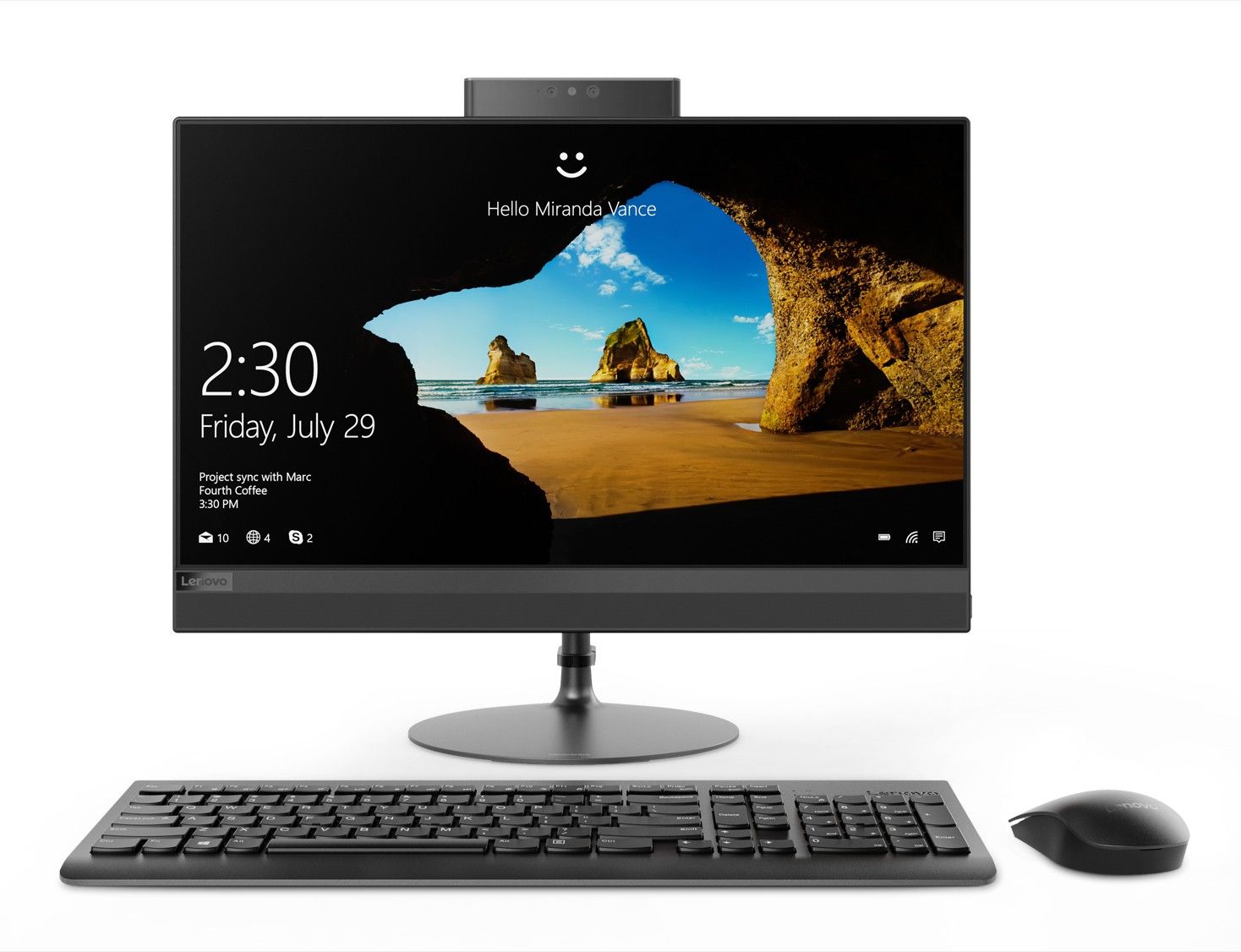 Lenovo Ideacentre 520 Core i3 (6th Gen) (4 GB DDR4/1 TB/Free DOS/21.5 Inch Screen/AIO 520 22IKU)-image-9