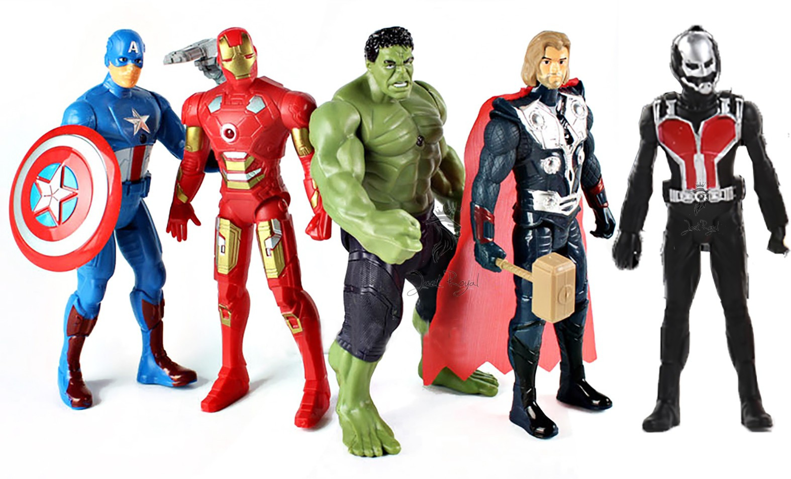 stylo ACtion Figuers - Avengers 2 infinite - Power Hero's(set of 5) image 1