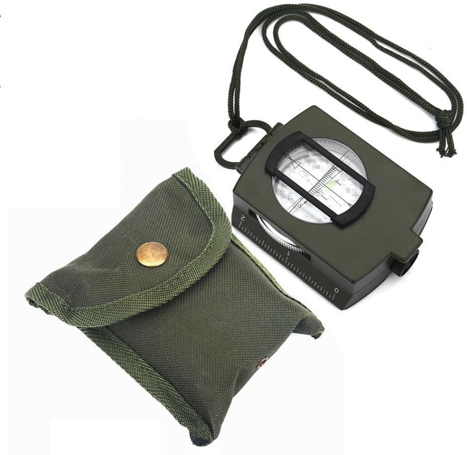 Army Waterproof Metal Lensatic Prismatic Navigator For Directions Military Compass