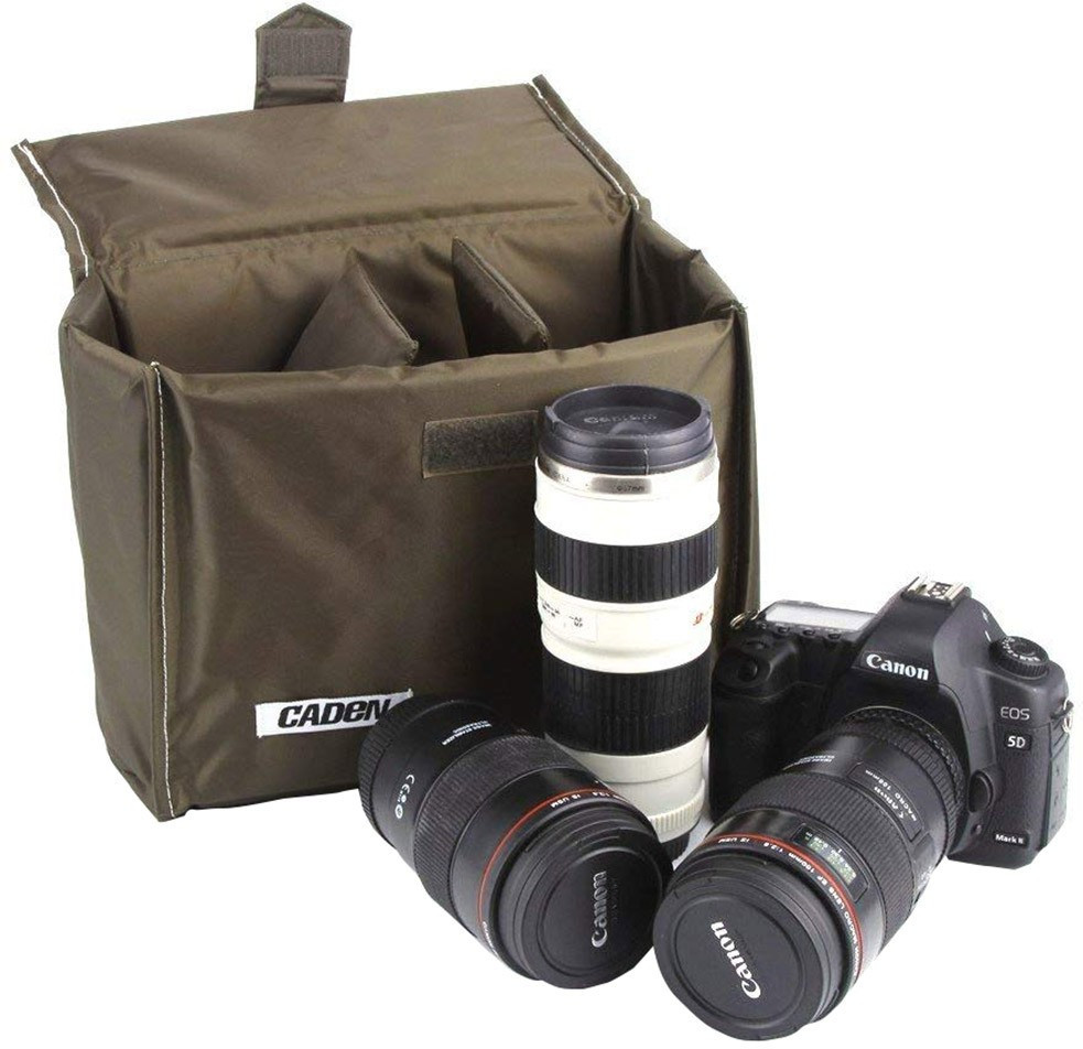 CADeN Universal Camera Liner Insert Partition Protective Bag Cover waterproof shockproof for SLR DSLR TLR cameraCamera Bag image 1