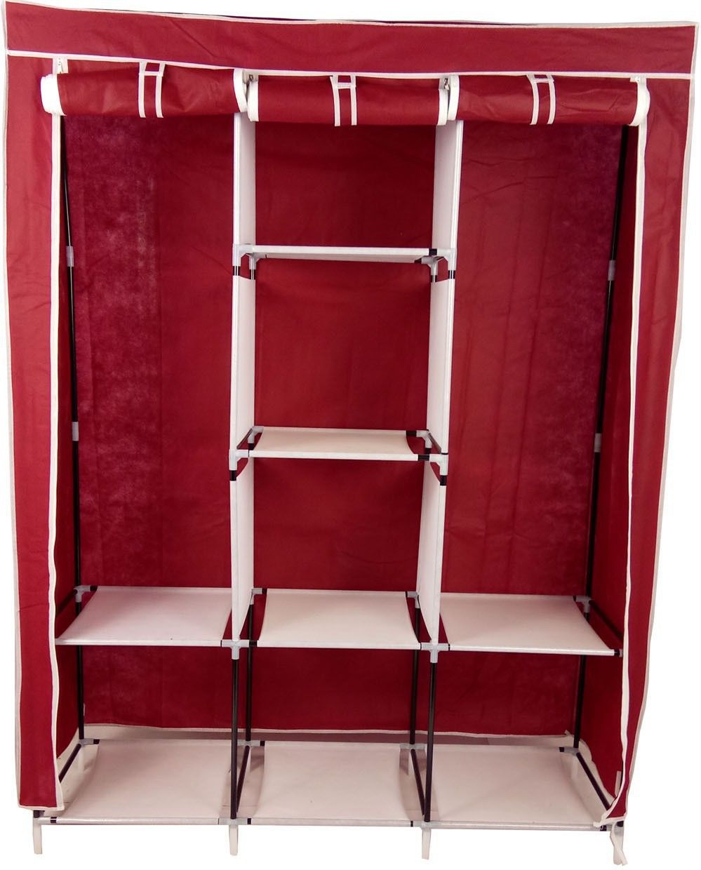 gallaxy Carbon Steel 3 Layer Cotton Collapsible Wardrobe-picture-12