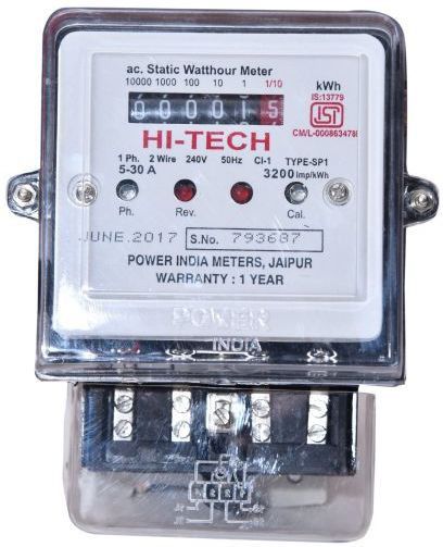 KWH SP 5-30, COUNTER TYPE METER 1 PH 2 WIRE KWH METER Non-magnetic Electronic Level-image-3