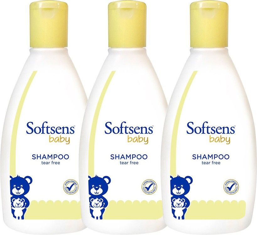 softsens Baby Shampoo 200ml (Pack of 3)-picture-29
