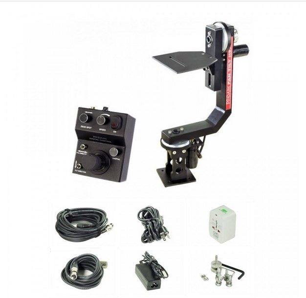 Proaim Sr. Pan Tilt Motorized Head with 12V Joystick Control Supporting Cameras payload Upto 7.4kg/16.5lbs for DSLR Video Camera Camcoder Jib Crane Nikon Sony Canon Panasonic (PT-SR) Camera Rig-image-4