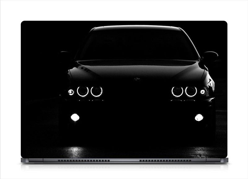 i-Birds Black & White BMW Car Exclusive High Quality Laptop Decal, laptop skin sticker 15.6 inch (15 x 10) Inch iB_skin_0776new Vinyl Laptop Skin Compatible for 15.6 inch-image-36