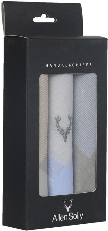 Allen Solly Men's Cotton Pastel Handkerchief with brand Logo ["Multicolor"] Handkerchief-picture-14