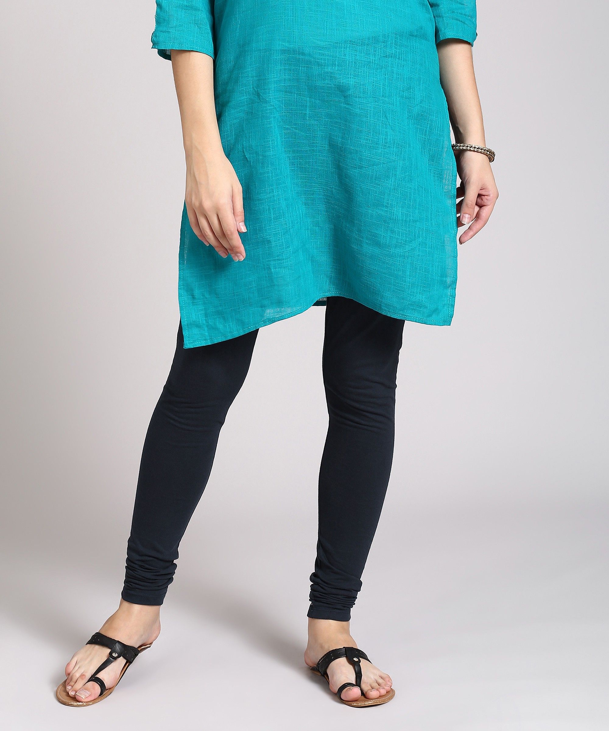 Cotton Blend Women Churidar-image-7