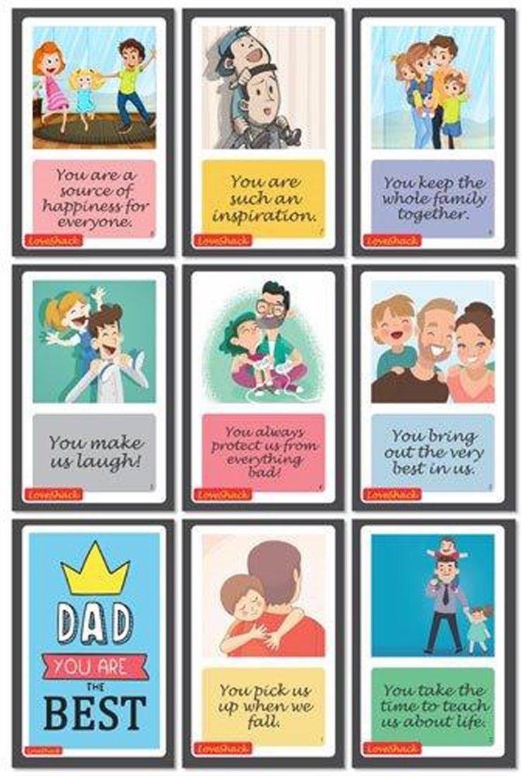 exciting lives Reasons Dad Is The Best Cards Gift Set-picture-45