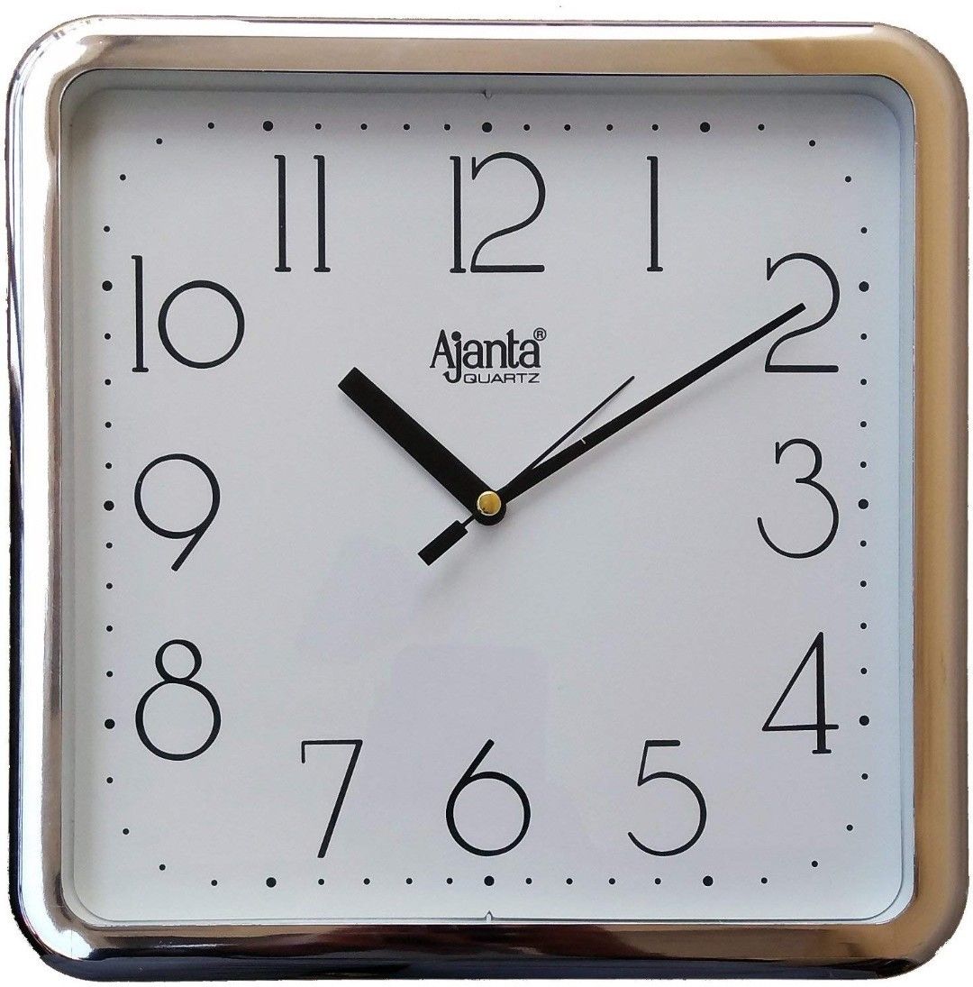 Analog 13 cm X 24 cm Wall Clock-image-30