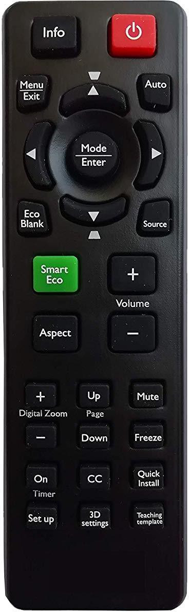 LipiWorld MW516 MS513 MX514 DLP Projector Remote Control Compatible for Projector BENQ Remote Controller image 1