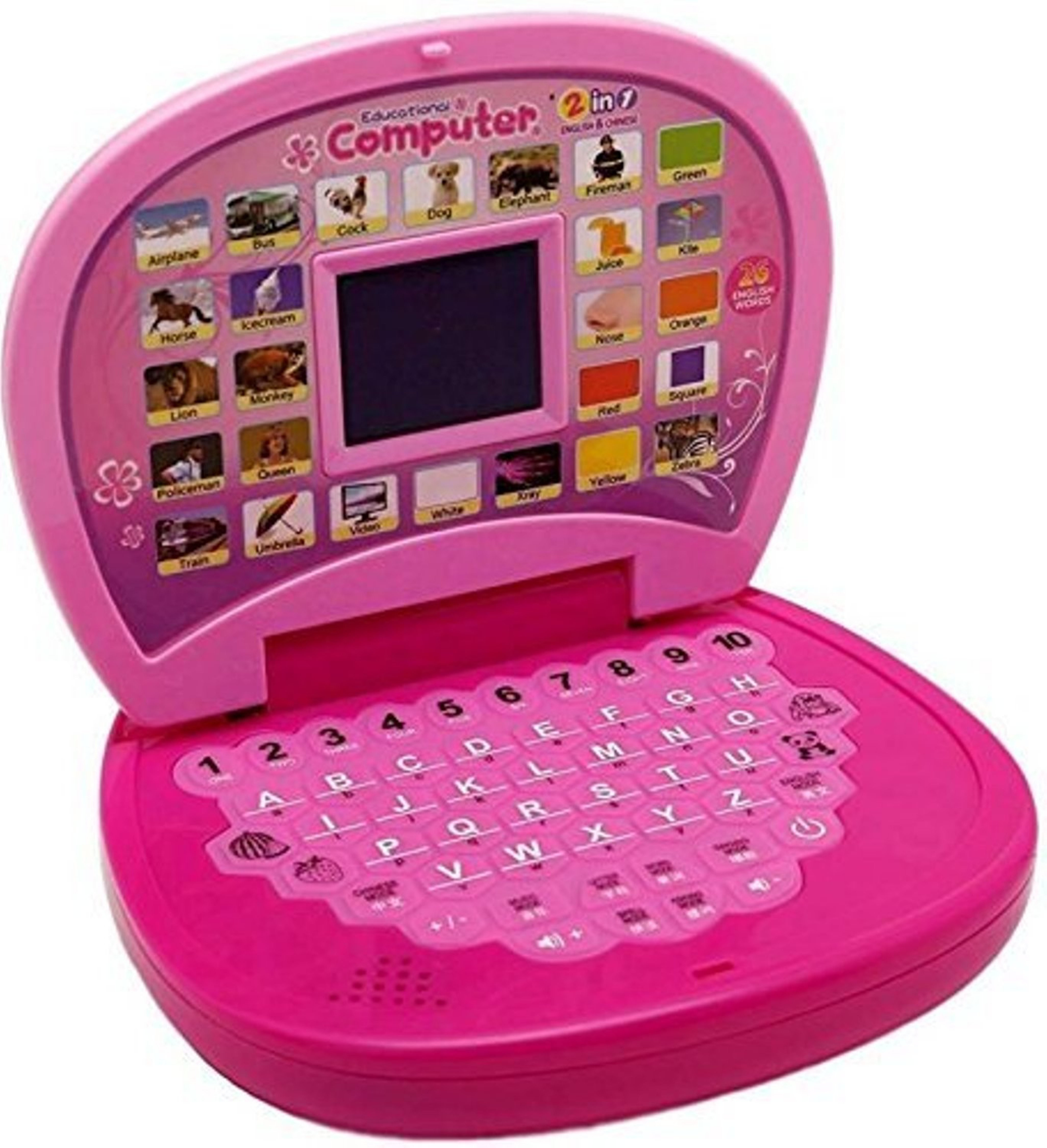 zigly Educational Learning Kids Laptop, LED Display, with Music Learn Numbers and Alphabets image 1