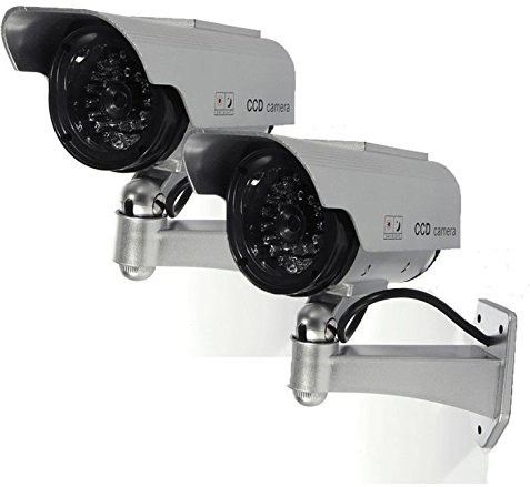 MOHAK MH-321 REAL LOOKING CCTV BLINKING LED DUMMY SECURITY WALL CAMERA 2PCS Wired Sensor Security System-picture-34