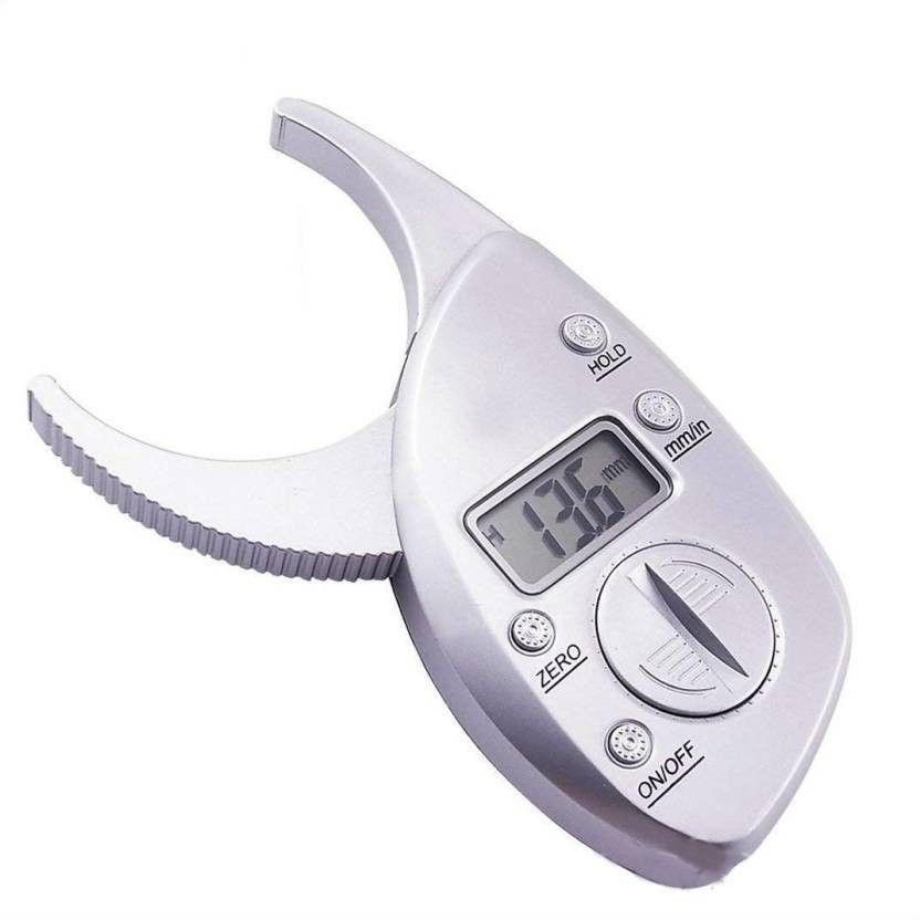 Zahuu Digital Skin fold Caliper Body Fat Measure Kit Body Fat Analyzer-image-1