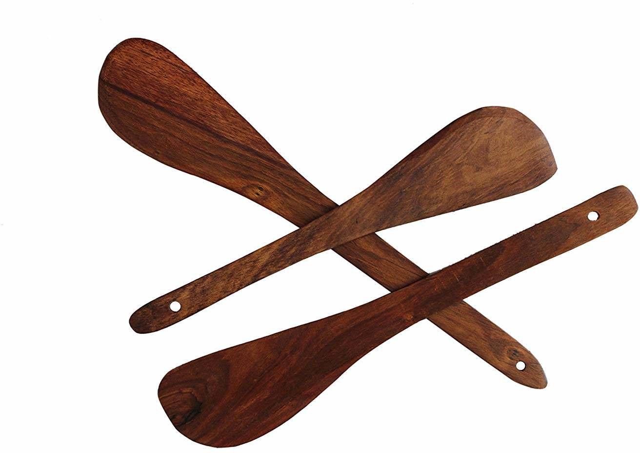 woodykart Wood Cooking Spoon, Serving Spoon Set-picture-25