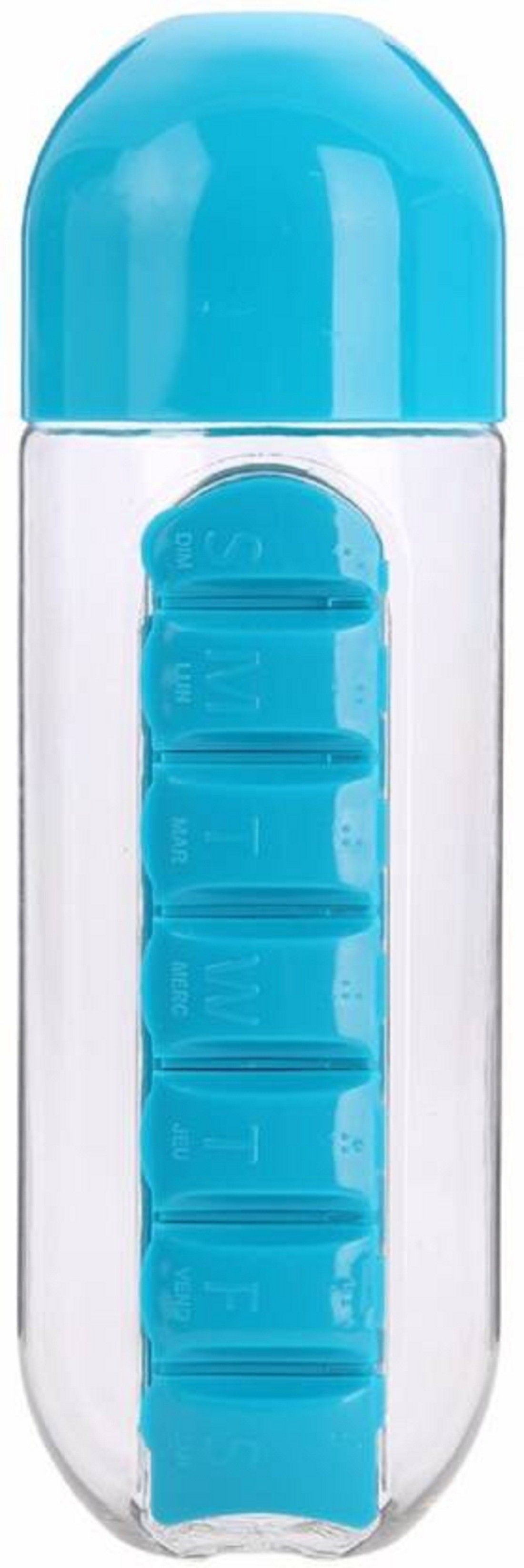 7 days Medicine Water Bottle 1 week Sports Water Bottle Pill Box Pill Box-image-30