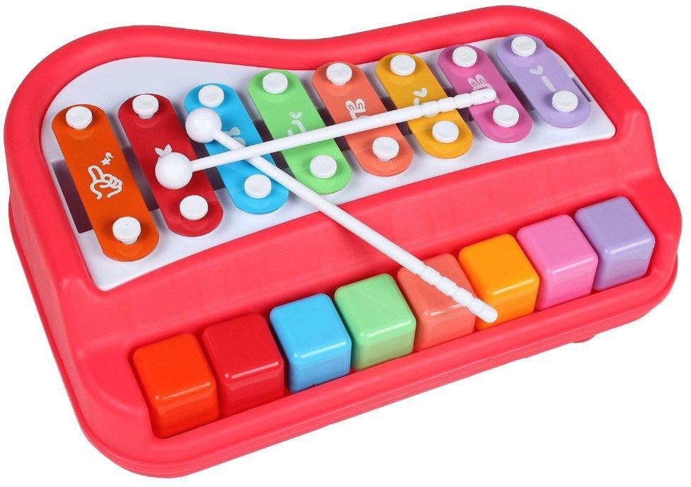 2 in 1 Piano Xylophone for Kids, Educational Musical Instruments for Babies, Toddlers Preschoolers, 8 Key Scales in Clear and Crisp Tones with Music Cards Songbook-image-32