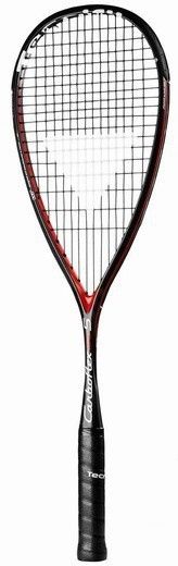 CARBOFLEX 125-S Red, Black Strung Squash Racquet