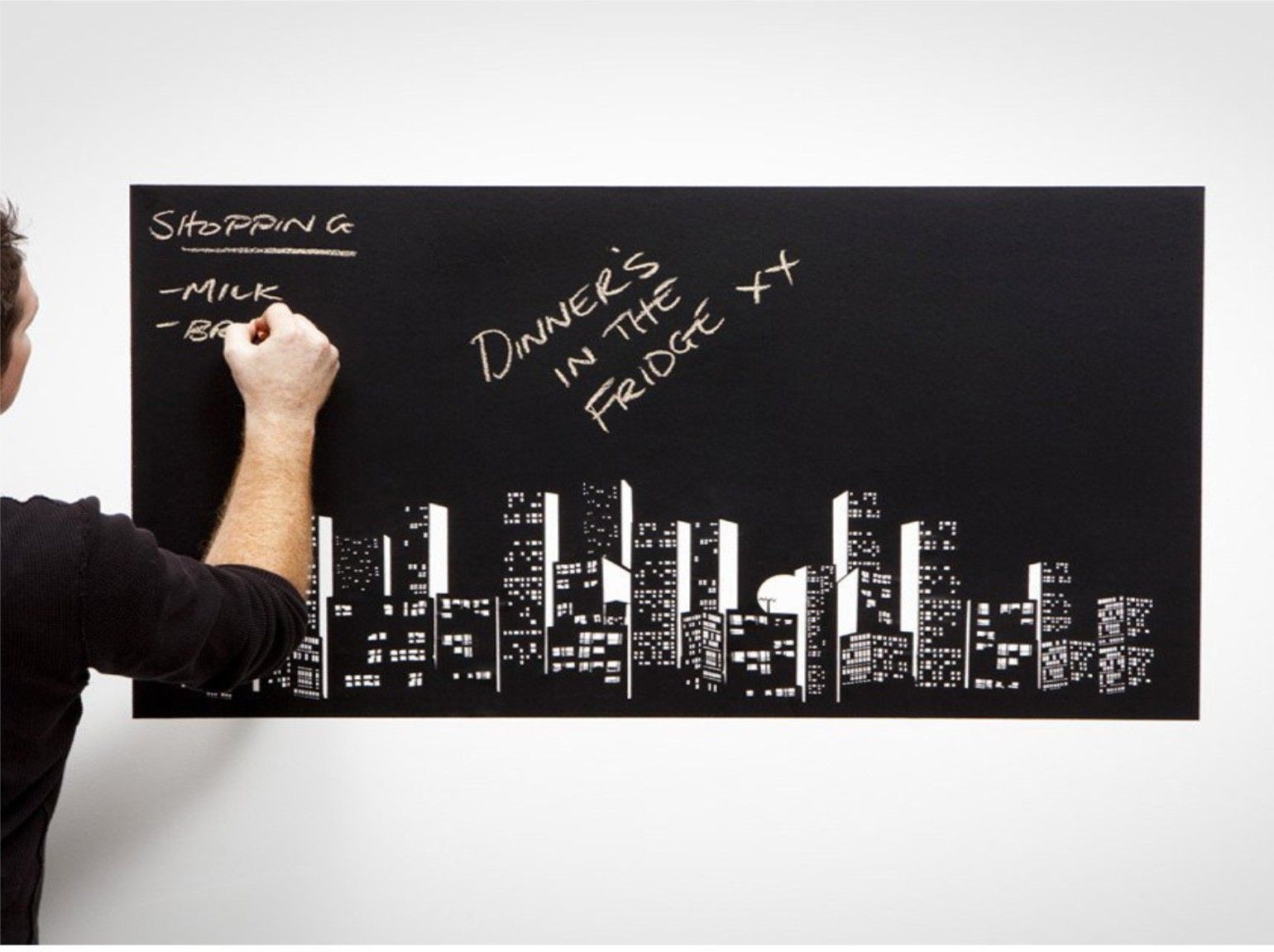 58 cm Black Vinyl Chalkboard Sticker-image-38