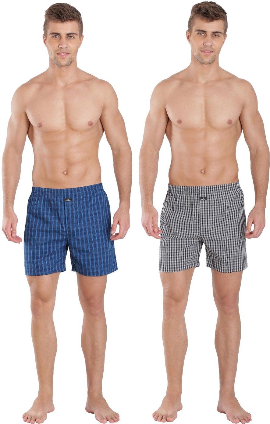 jockey Pack of 2 Checkered Men Boxer-picture-16