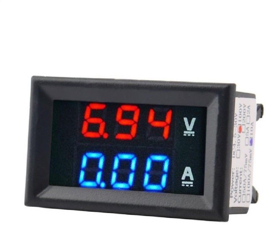 DC 100V 50A Voltmeter Ammeter LED Amp Volt Current Meter Voltmeter-image-39