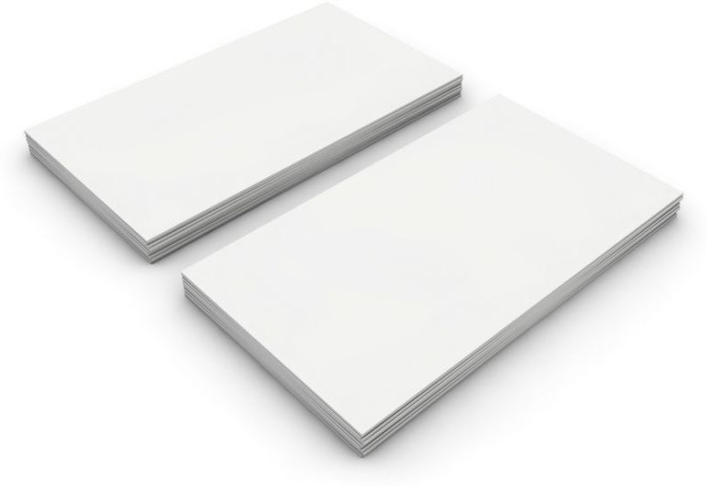 100 White Card Paper Business Cards Blank for Home & Office use Can write on and are used for various purposes Business Card-image-48