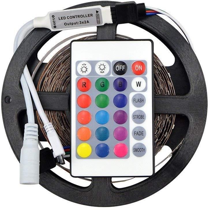 150 LEDs 4.57 m Multicolor Flickering, Color Changing Strip Rice Lights-image-20