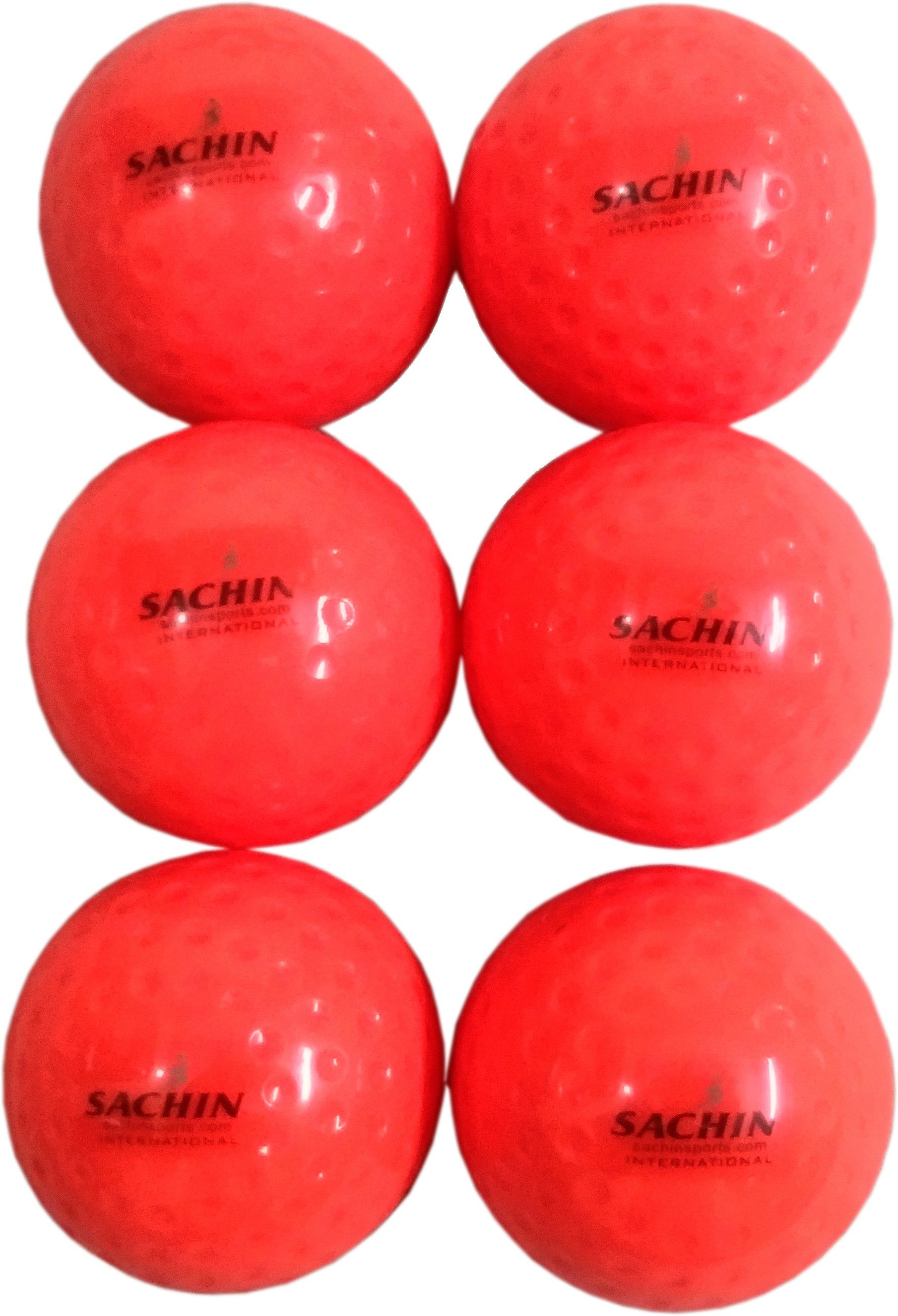sachin orange turf pack of 6 Hockey Ball-picture-19