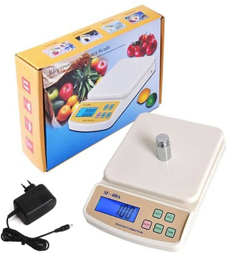 Kamandal Electronic Digital SF 400A 10 Kg With Battery, Kitchen Use Weighing Scale Weighing Scale-image-43