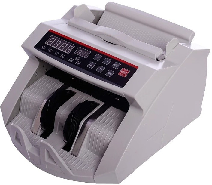 DRMS STORE LCD DISPLAY CURRENCY COUNTING MACHINE WITH FAKE NOTE DETECTRO Note Counting Machine image 1