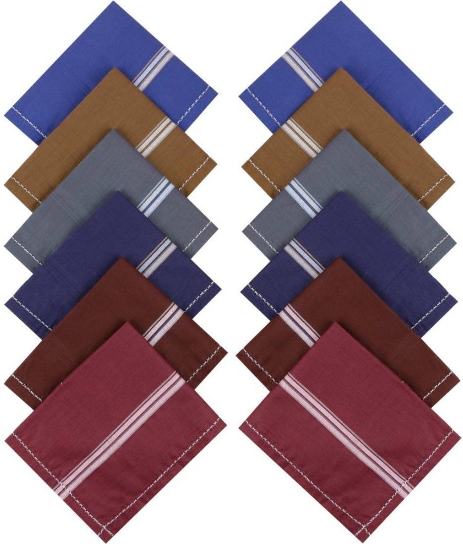 TrendZone Multicolor DARK COLOR MENS COTTON Handkerchief ["Multicolor"] Handkerchief-image-30