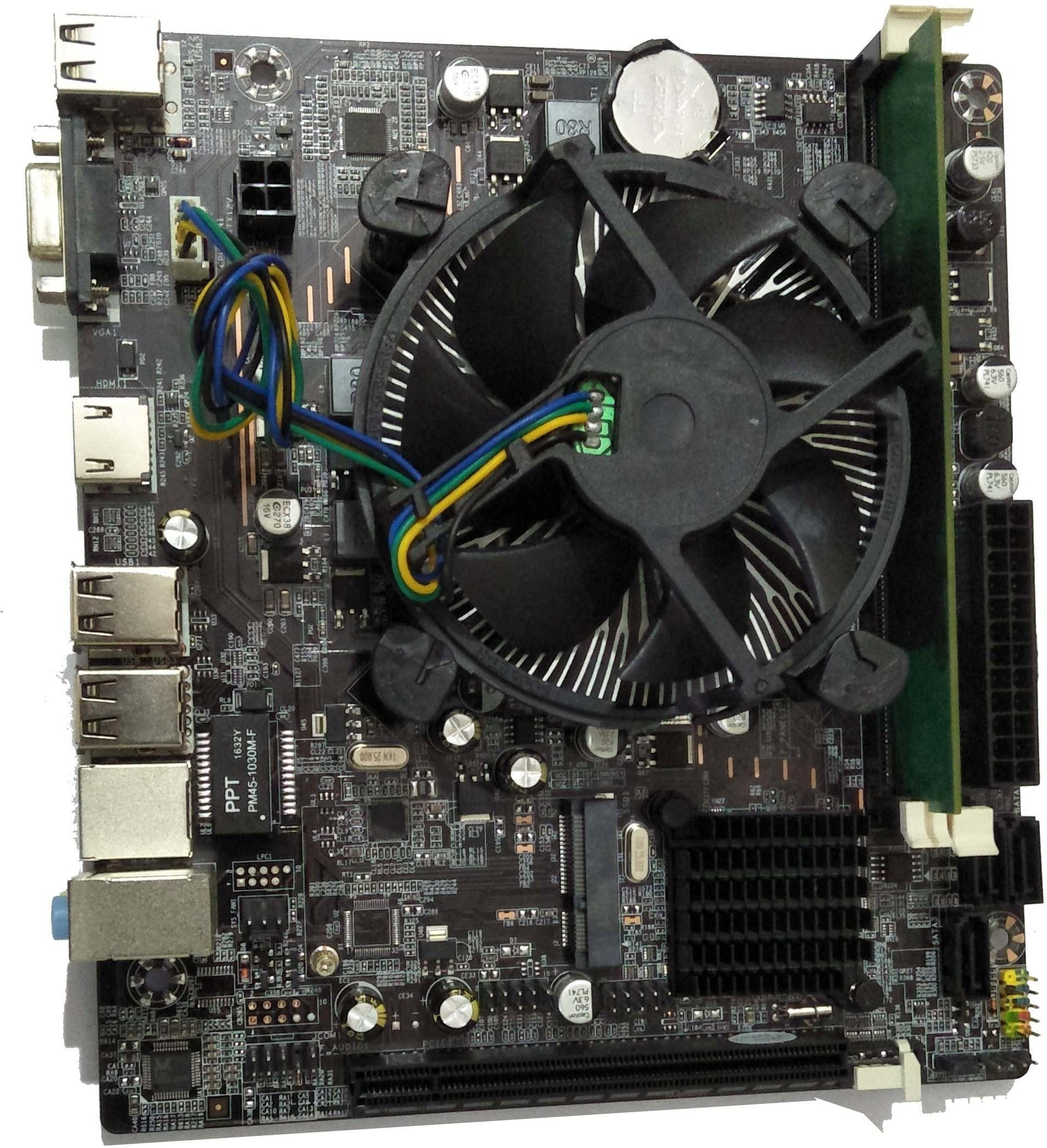 ZEBRONICS H61 Mboard + i5 3470 Processor + 4GB DDR3 Ram + CPU Fan LGA 1155Socket ATX Intel H61 ExpressChipset DDR3 Motherboard for Desktop image 1
