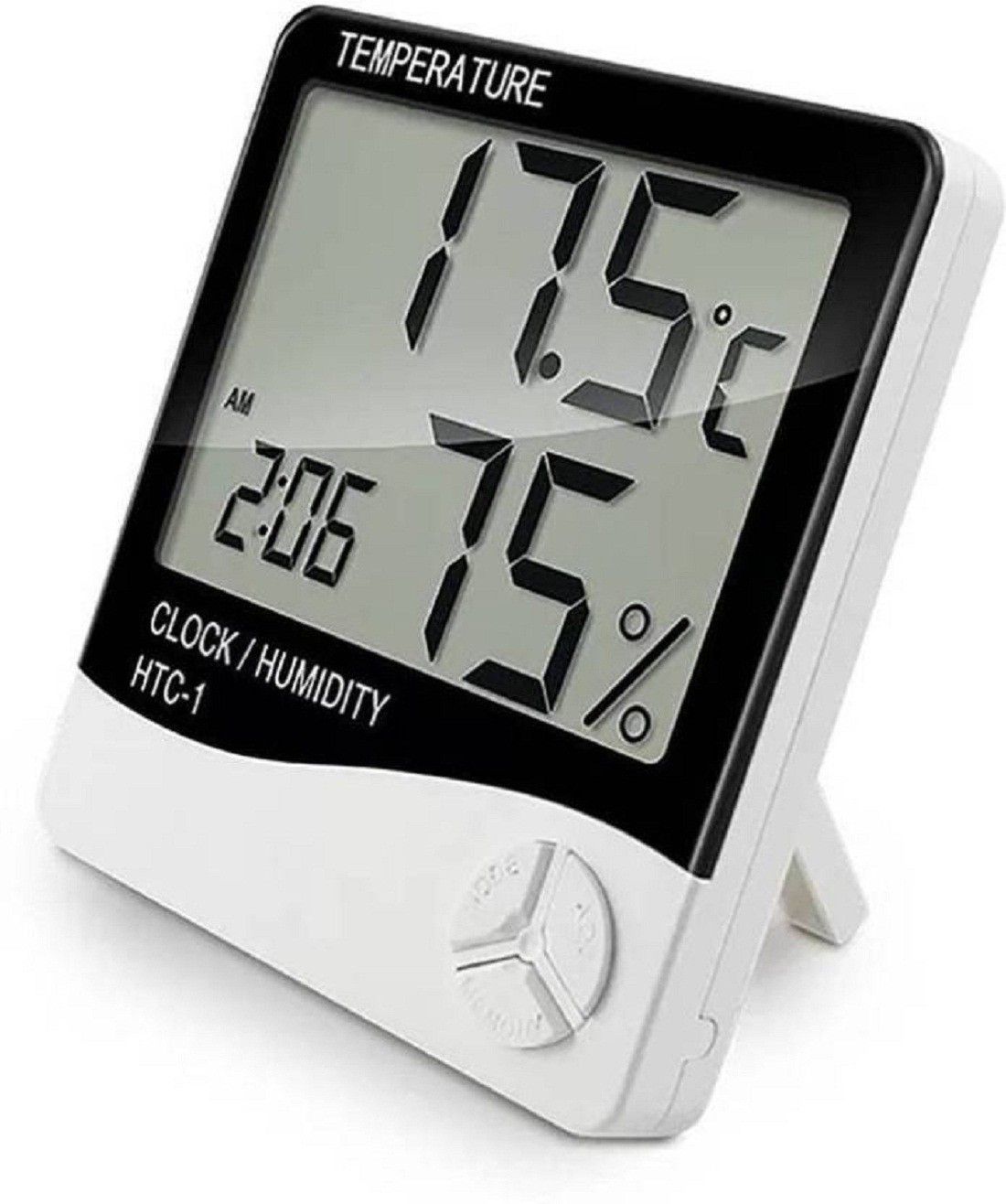 seaspirit Digital HTC-1 Digital LCD Temperature Thermometer Humidity Meter Clock Clock-picture-15