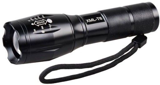 Cree Led torch light 5 modes Zoom torch with rechargeable battery with charging kit (or 3 AAA battery not included) Torch-image-5
