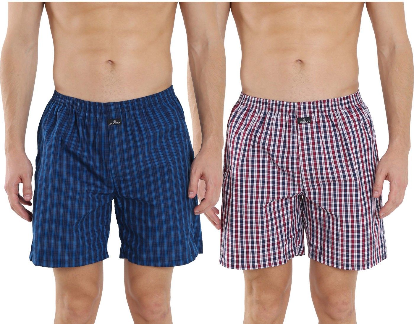 jockey Pack of 2 Checkered Men Boxer-picture-19
