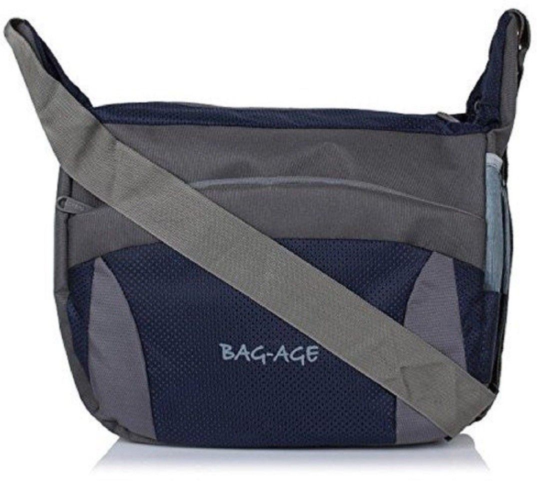 bag-age Men & Women Grey Messenger Bag - Extra Spacious-picture-22