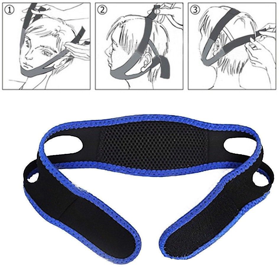 alexvyan Style Quality Premium Green or Blue Anti Snore Chin Strap - Best Health Care Stop Snoring Chin Strap, Sleep Now Snore Solutions Device - Snore Stopper Relief Guard - Sleep Aid Jaw Strap Reduces Snoring - Allows a Restful Night's Sleep - Comfortably Prevents Snoring Anti-snoring Device Anti-snoring Device-picture-6