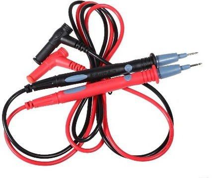 inditrust 1000 Volt 20 Amp Universal Multimeter Lead Probes Plug Test Cable Wire Pen Thin Tip Needle for Multi Meter, Clamp Meter, Volt Meter, Electronic Work with Ultra Fine Imported High Quality Super Softer Antifreezing Silicon Probe for Digital Multimeter image 1