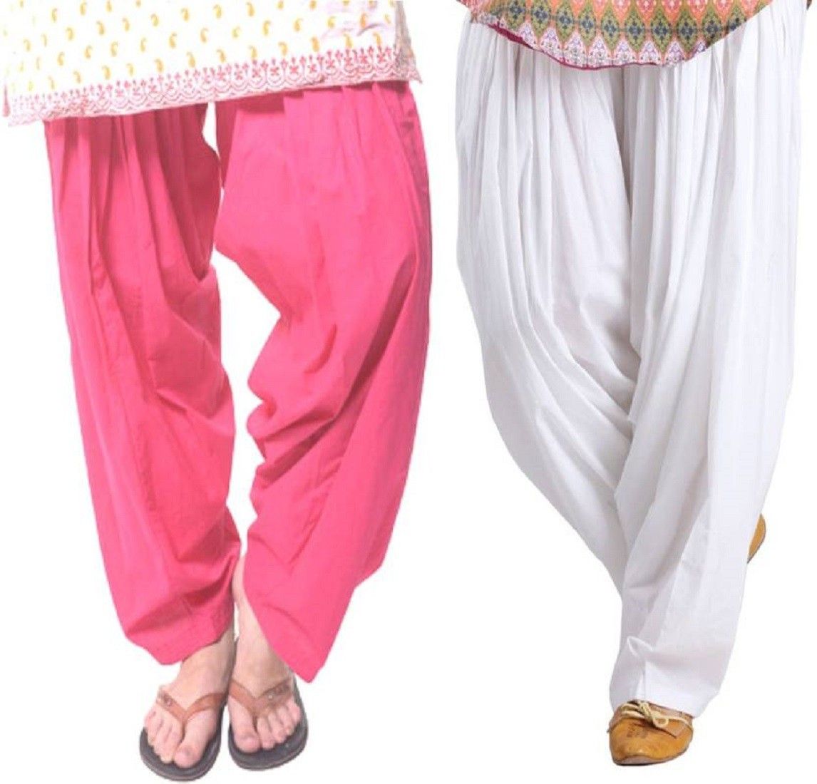 shri hub Cotton Blend Solid Patiala-picture-15