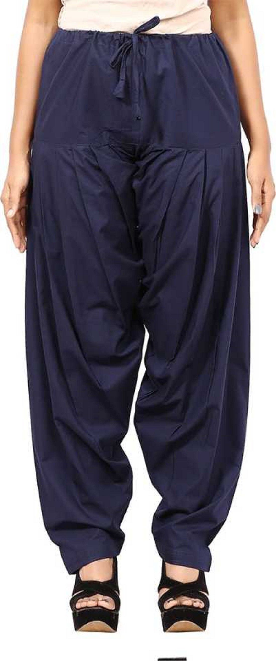 shri hub Cotton Blend Solid Patiala-picture-16