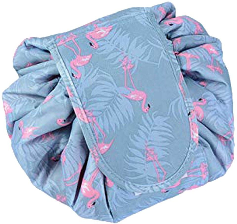 Women Blue Cosmetic Bag