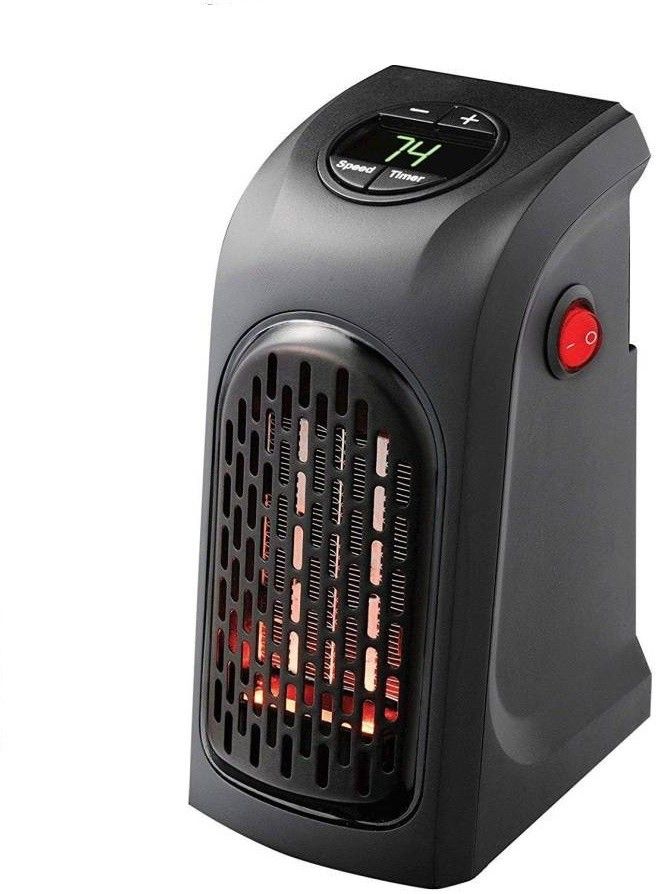 Warm Air Blower Mini Electric Portable Handy Heater Fan Room Heater (Black) Fan Room Heater-image-11