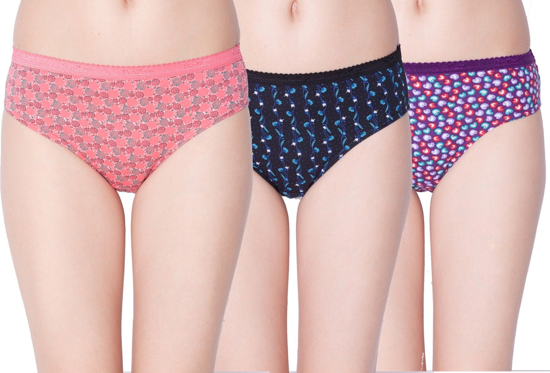 dollar missy Pack of 3 Women Hipster Multicolor Panty-picture-24