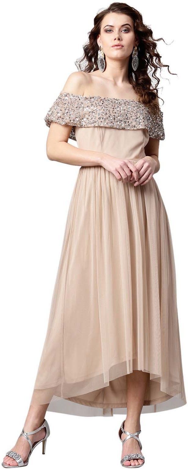 street9 Women High Low Pink Midi/Calf Length Dress-picture-17