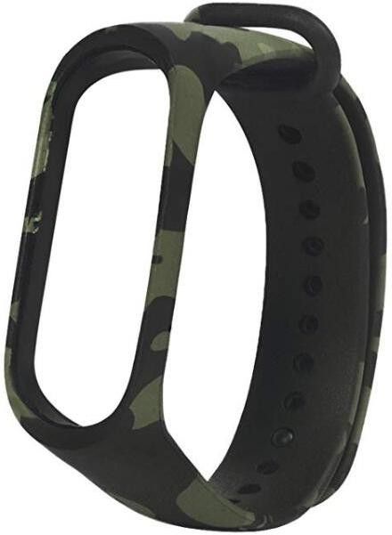 Wicrotec Green Camouflage Army Style Band Strap for Band 3 (Device not Included) Smart Band Strap-image-41