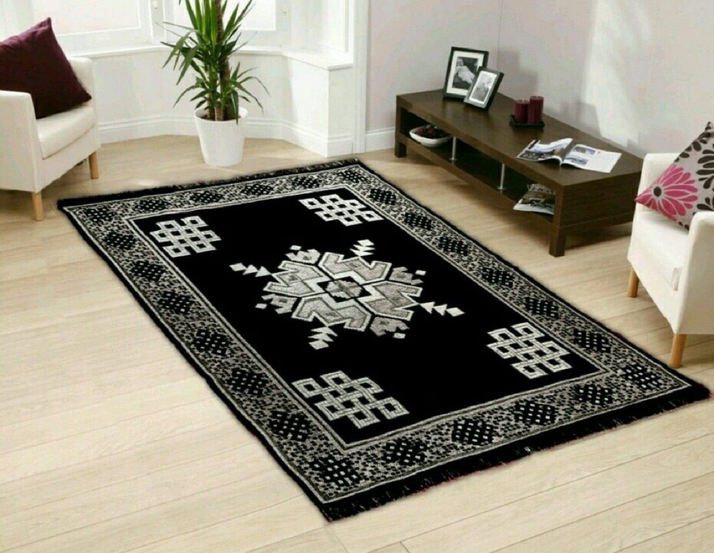 the fresh livery 5 ft X 6 ft Cotton Carpet-picture-21