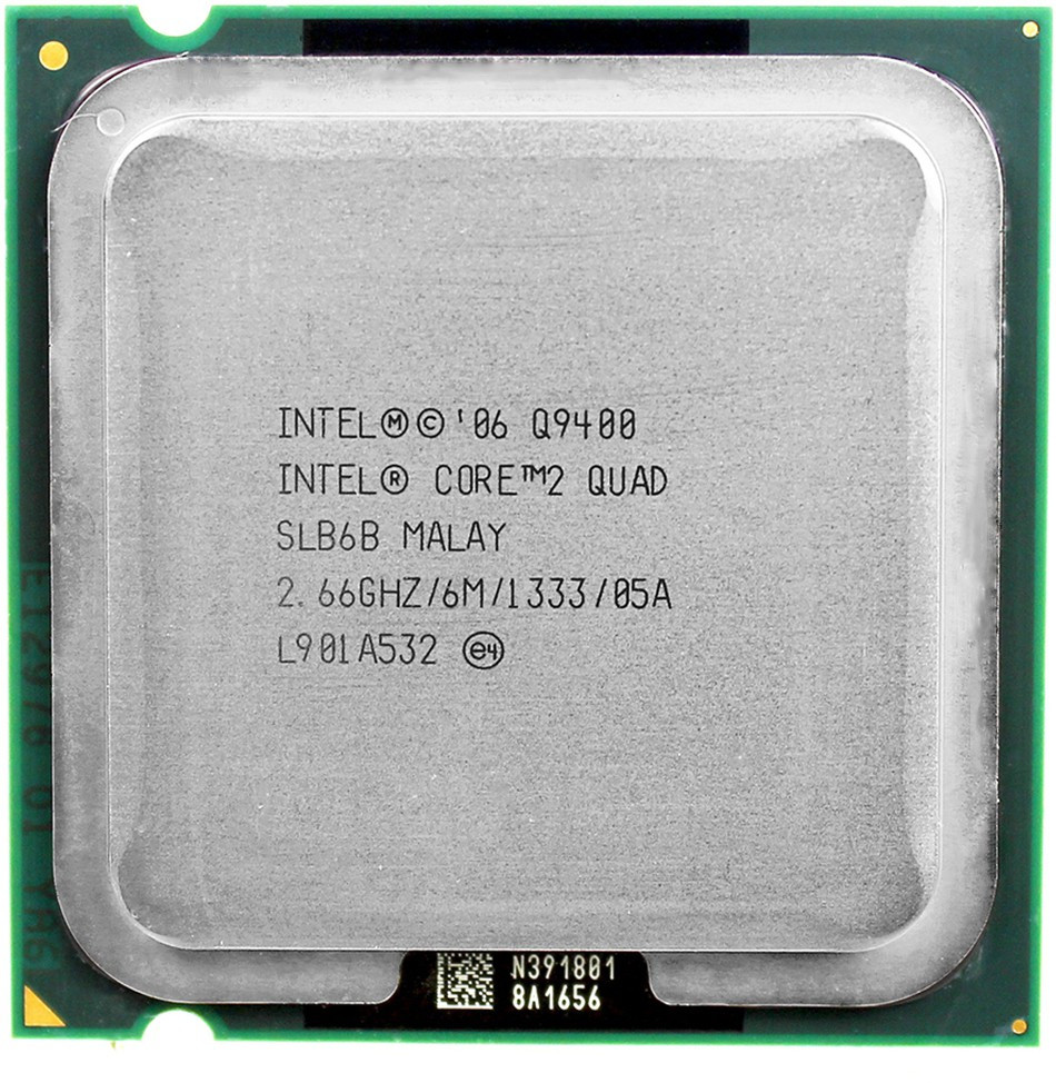 Intel Core 2 Quad Q9400 2.66 GHz LGA 775 Socket 4 Cores 4 Threads Desktop Processor image 1