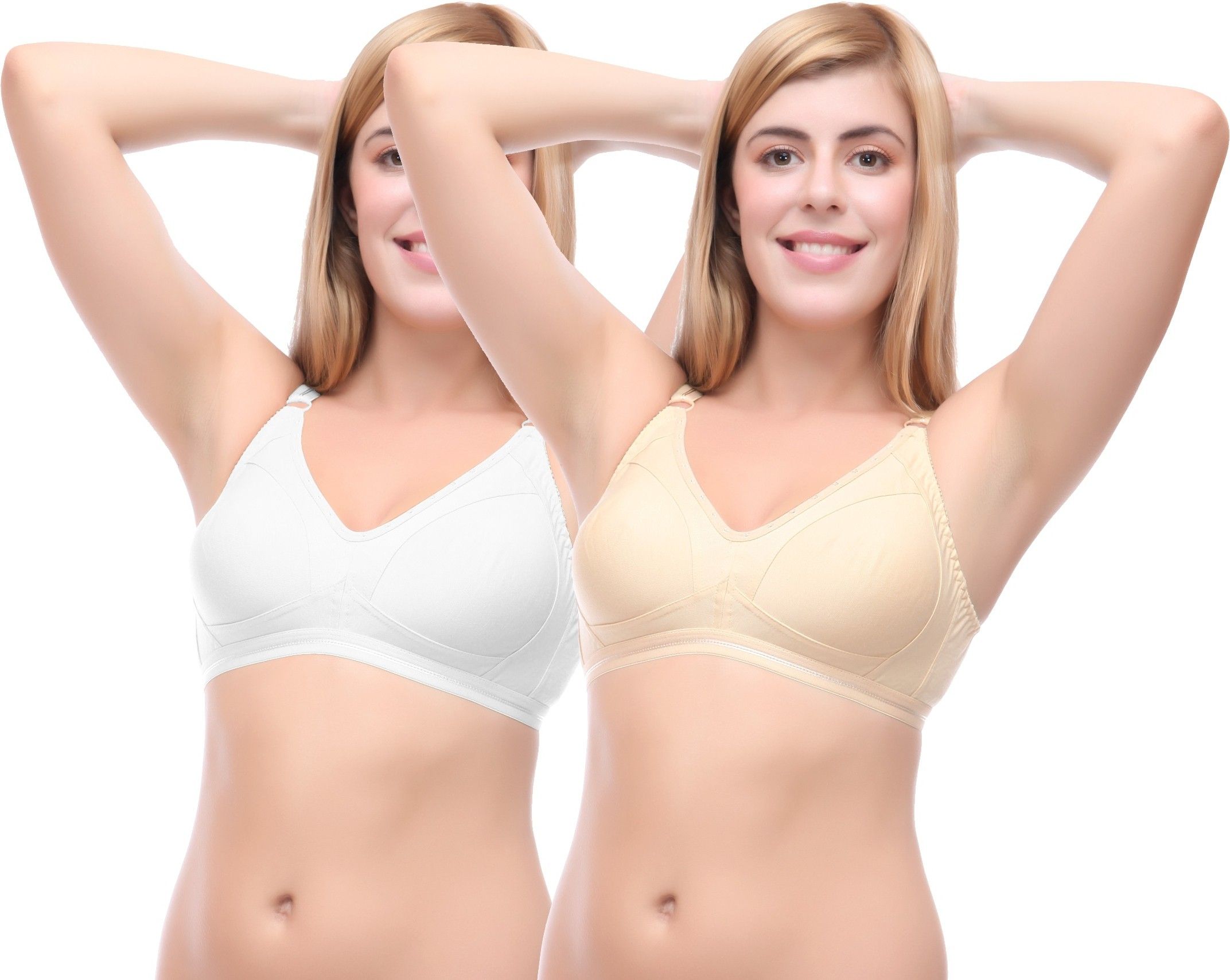 Pack of 2 Women Minimizer Non Padded Bra-image-23